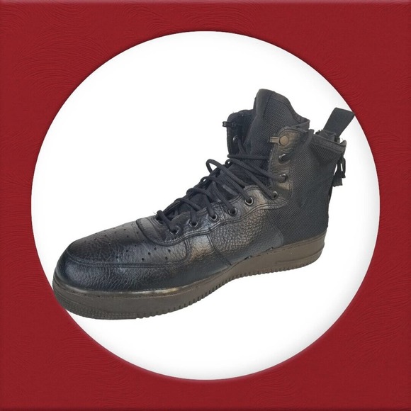 Nike Air Force 1 SF AF1 Mid SZ 15 Black Gum Special Field 917753-002 - Picture 9 of 16